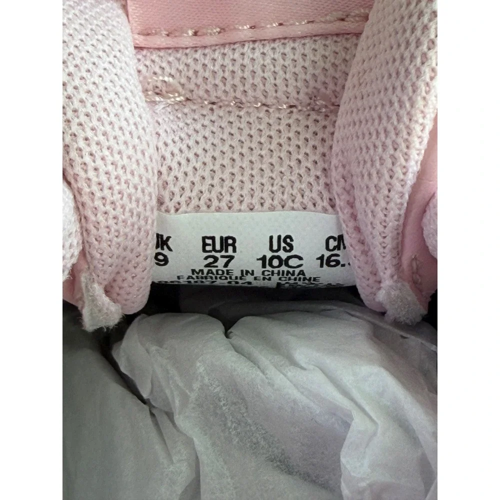 Puma Carina 2.0 AC Inf Kids Sneakers Pink White Silver 386187-04 Size 10C
